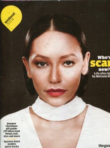 Jennie Maizels - Guardian weekend magazine cover - Nov 29th