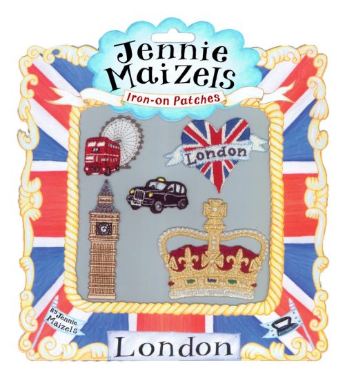 London set of Iron-on Patches