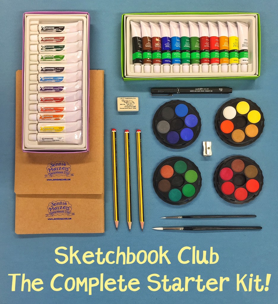 Sketchbook Club Starter Kit – Jennie Maizels